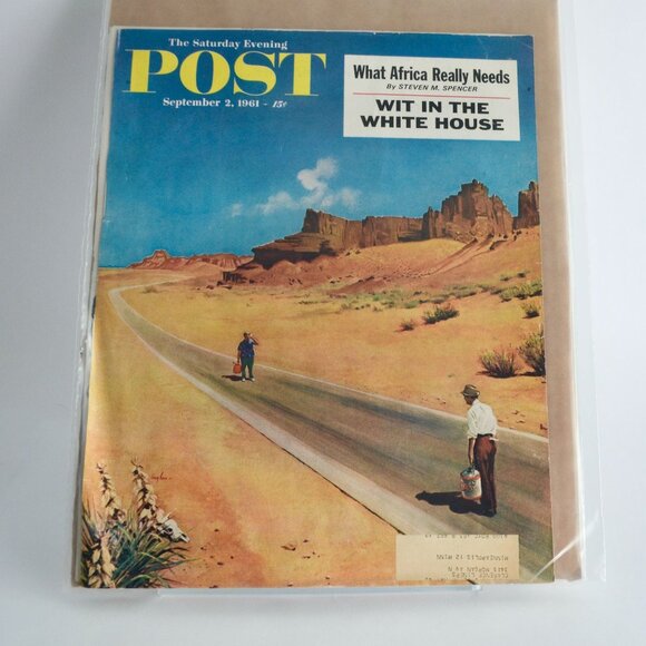 The Saturday Evening Post Magazine COVER September SEPT 2 1961 - Picture 1 of 3